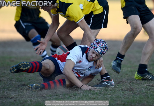 2015-11-08 Amatori e Union Rugby Milano-Rugby Bassa Bresciana (17-10)